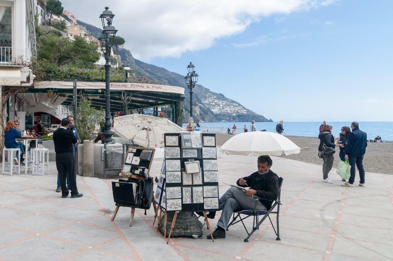 Casa Il Capriccio, Spiaggia Grande Positano Villa Exterior foto